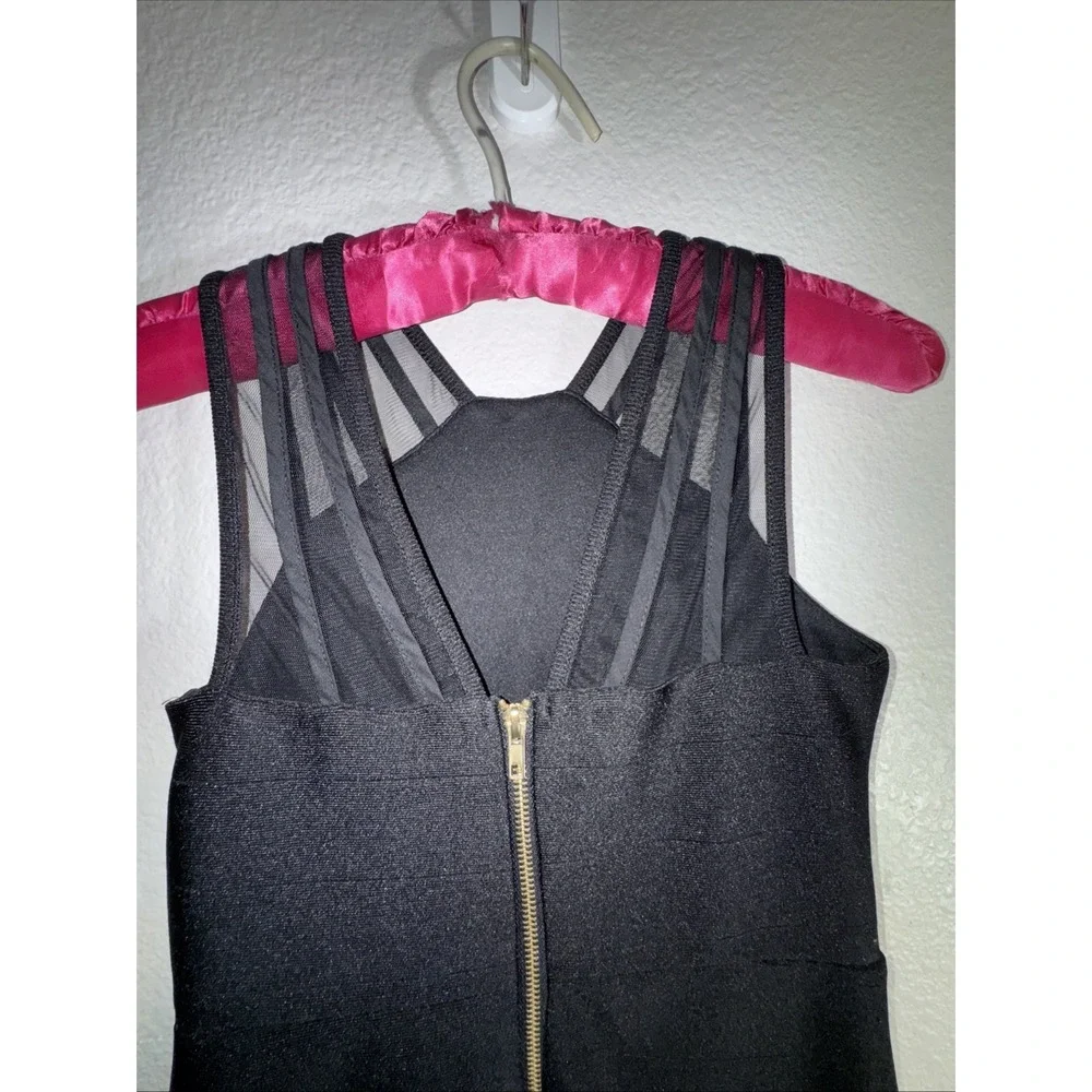 Nickie Lew Girls Black Dress Size 12 Bandage Party Dance Formal Cocktail